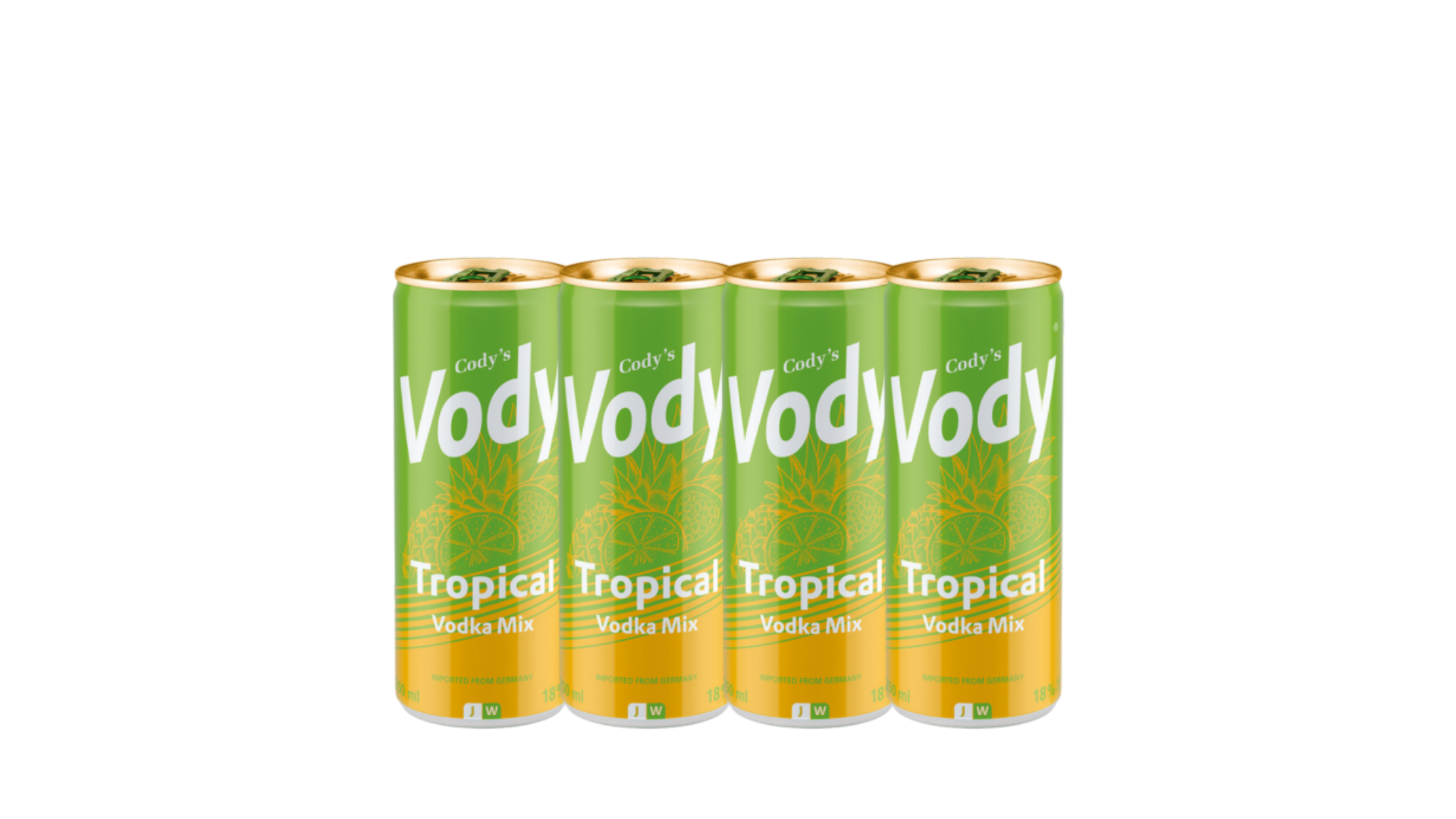 Pack 4*25cl Vody Tropical