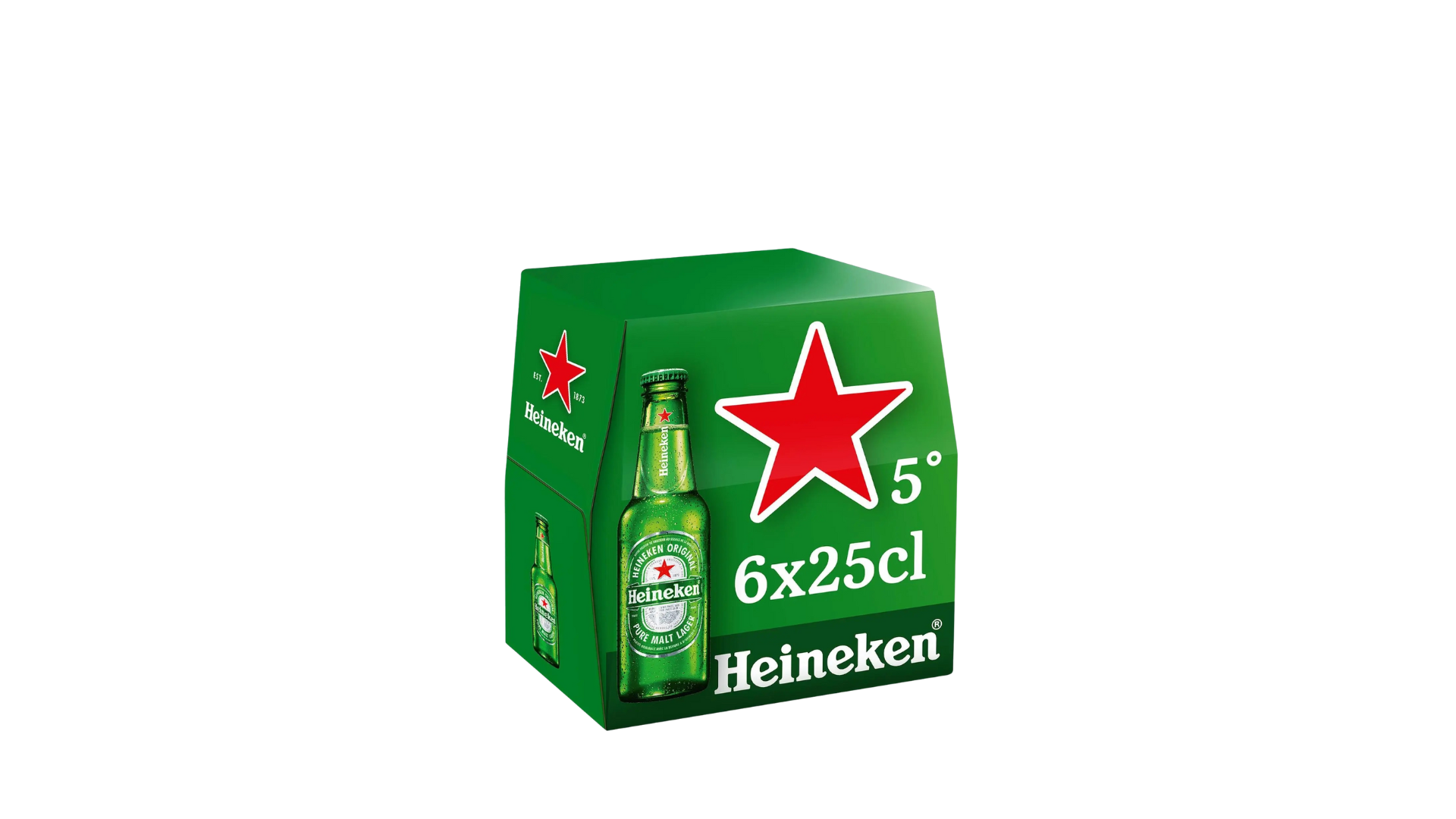 Heineken Bière Blonde 5% - 6*25cl