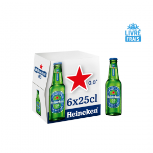 Bière SANS ALCOOL Heineken 6x25cl