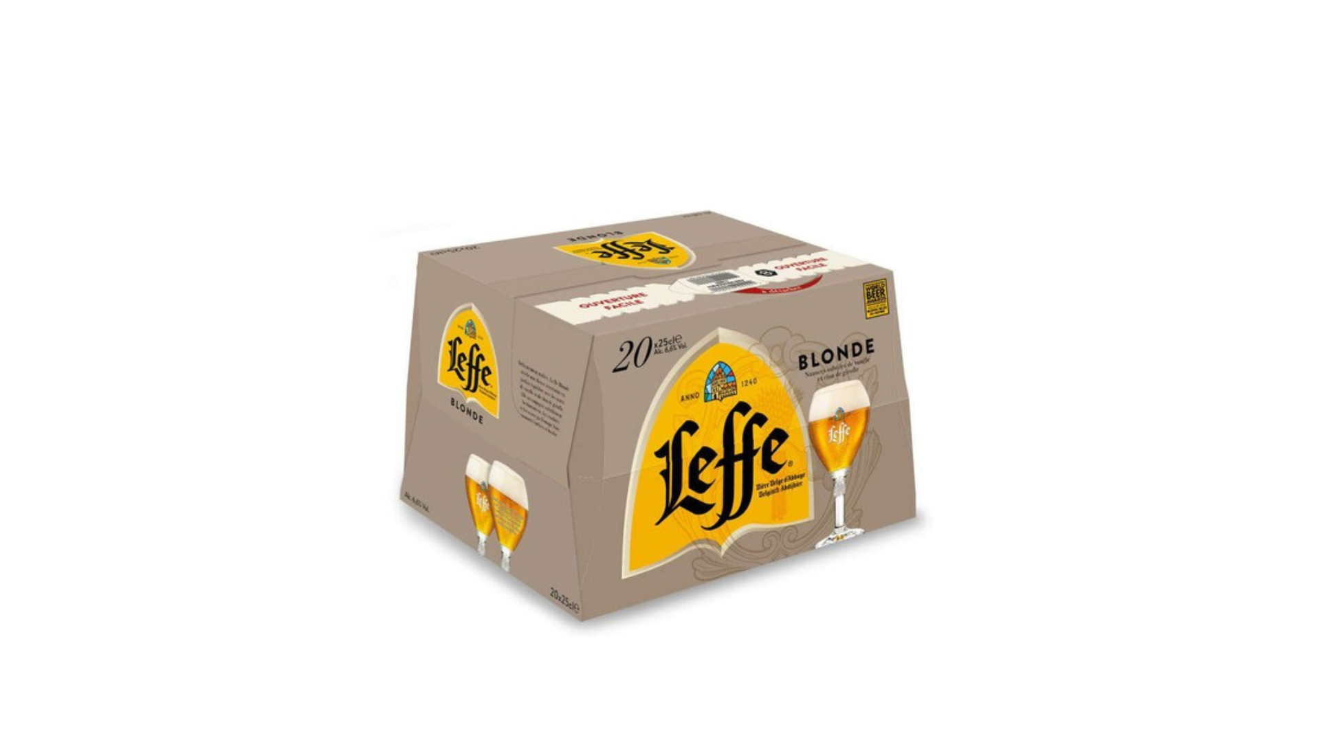 Leffe Bière Blonde D'Abbaye 6,6% - 20*25cl