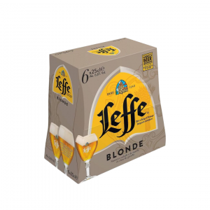 Leffe Bière Blonde D'Abbaye 6,6% - 6*25cl