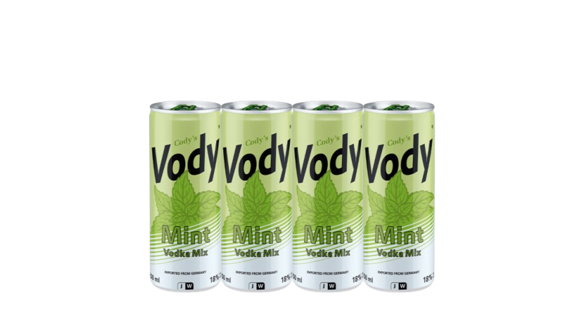 Vody Mint Wodka Mix 18% - 4*25cl