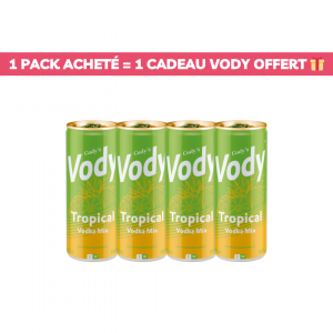 Vody Tropical x4 + 1 cadeau offert 🎁