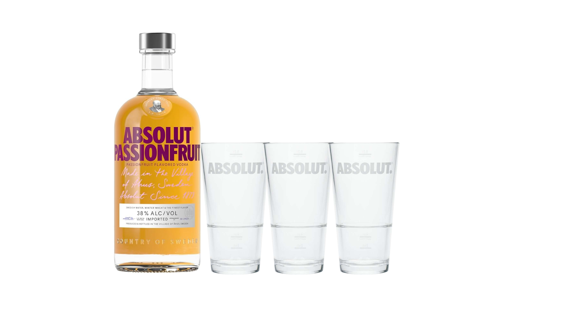 Absolut Passion + 3 verres offerts 🍸