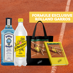 Formule Cocktail Bombay & Schweppes 🎾 Tote Bag + Notebook Offerts 🍹