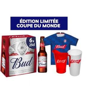Pack Supporter Budweiser 6*33cl ⚽ – Édition Limitée