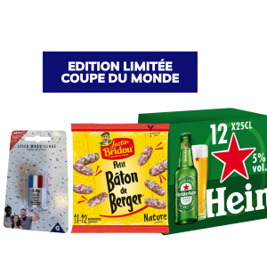 Formule Cadeaux 🎁｜Pack Heineken Supporter (12*33cl) 🇫🇷 – Édition Limitée