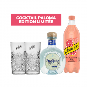 Formule Cadeaux 🎁｜ Don Julio & Schweppes Pamplemousse Rose 🍸 2 verres offerts