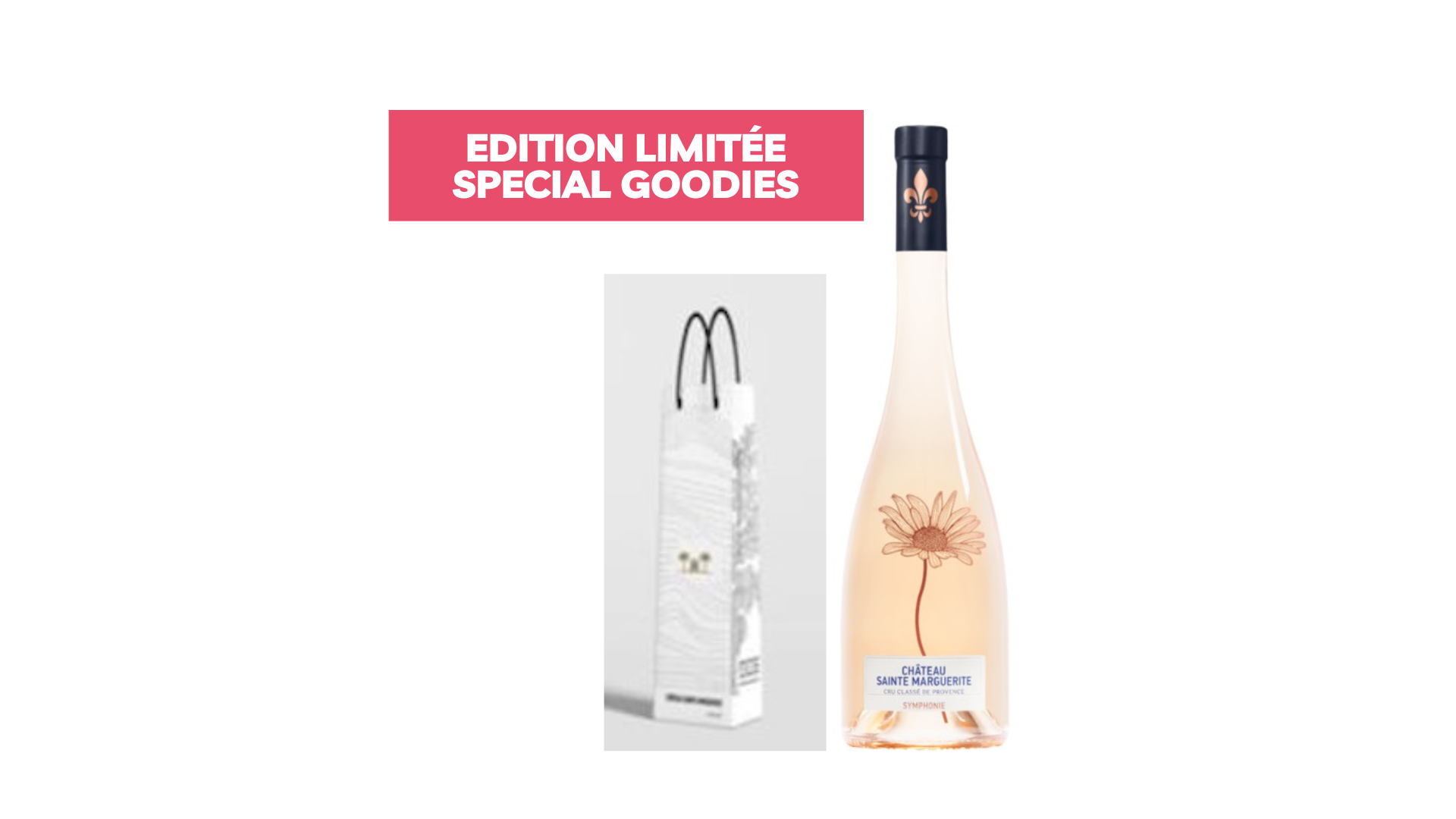Formule Cadeaux 🎁|Château Sainte Marguerite Vin rosé + 1 sac fraîcheur offert