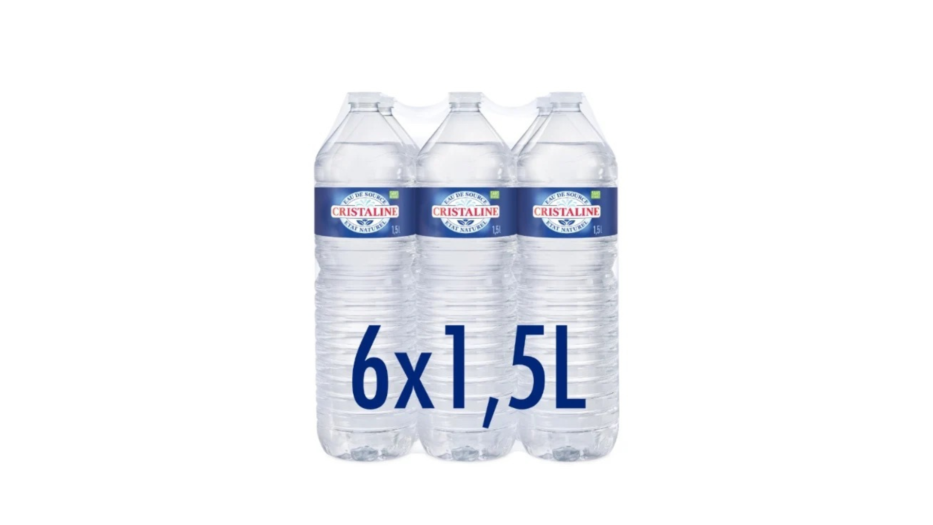 Eau de Source Plate - Cristalline 6*1,5L
