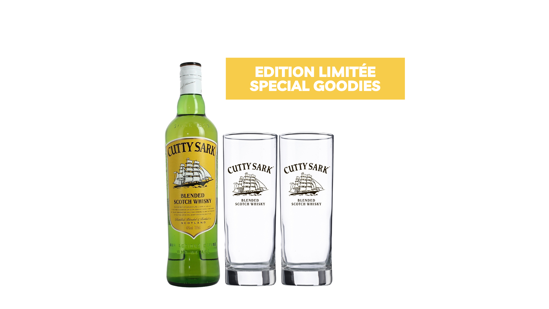 Formule Cadeaux 🎁|Cutty Sark🍸 2 verres offerts
